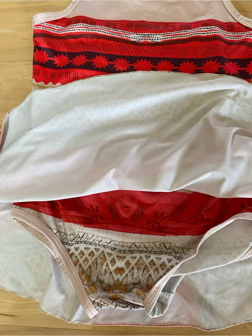 Moana Dress Up Dance Costume Size 120 (6) Moana Leotard Skirt